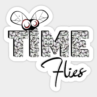 Time Flies Sticker